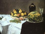 Edouard Manet Still Life with Melon and Peaches china oil painting reproduction